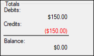 Transactions are balanced